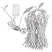 Outop 304LED Window Curtain Icicle Lights 9.8FT 8 Modes Fairy Lights for Party Wedding Garden Home (White)