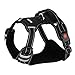 Menkar Dog Harness, No Pull, Adjustable, Outdoor Walking, Pet Vest, Reflective, Easy Control, for Large Dogs