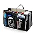 ETTP Insert Bag Organizer, Bag in Bag for Handbag Purse Organizer (13 Pockets, Black), Large