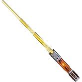STAR WARS Lightsaber Forge Kyber Core Jedi Knight Yord Fandar, Officially Licensed Yellow Customizable Electronic Lightsaber, Toys for 4 Year Old Boys and Girls & Up