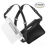 Waterproof Pouch, OTBBA Waterproof Case Dry Bag Snowproof Dirtproof Sandproof Perfect for Boating Swimming Snorkeling Kayaking Beach Pool Water Parks(2 Pack-Transparent & Black)