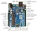 Arduino Uno R3 Development Board, Kit Microcontroller Card & USB Cable for Electronics & Robotics, Based on ATmega328P