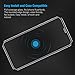 [2-Pack] iPhone X Screen Protector, Poweradd Full Coverage 9H Tempered Glass Screen Protectors Anti-Scratch Easy Installation for Apple iPhone X/10 2017, 5.8 inch Retail Packaging
