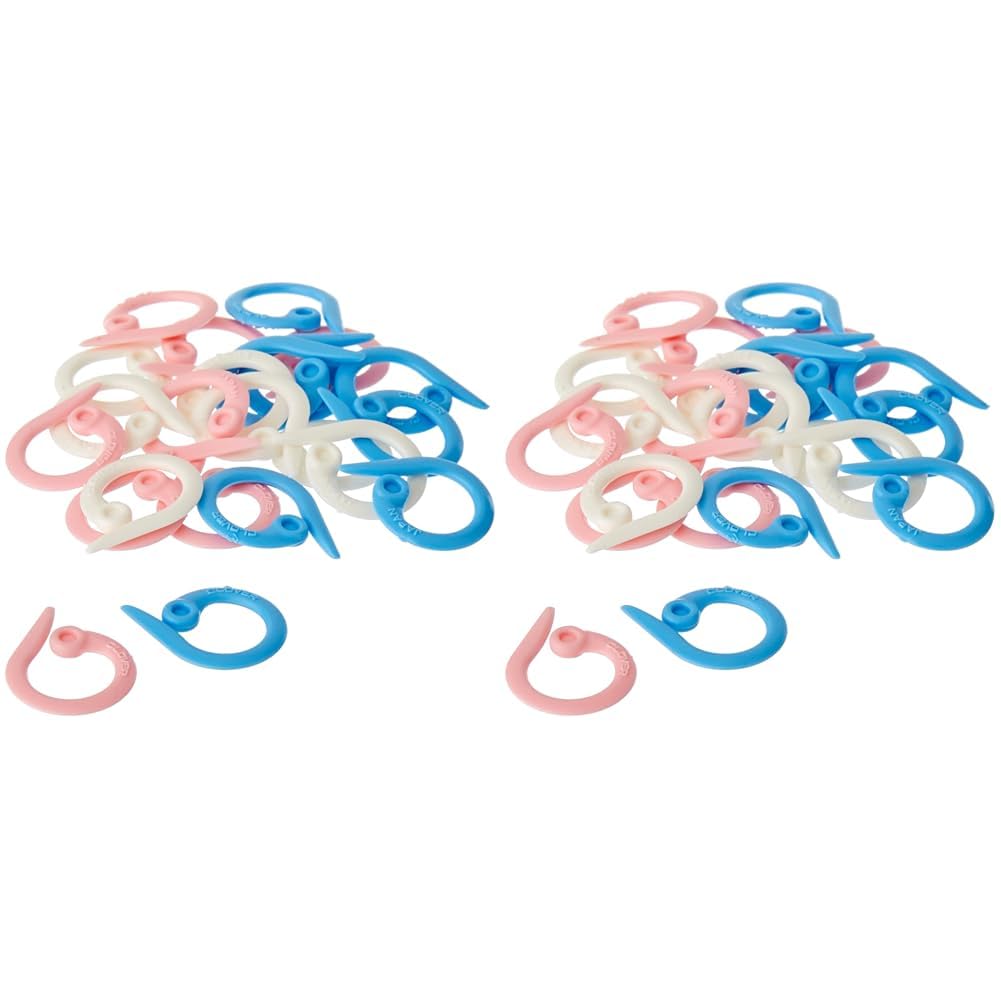 clover 347 Split Ring Markers, Multi-Colour, 1 (Pack of 2)