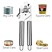 Vanghon Kitchen Can Opener Heavy Duty Manual Smooth Edge Bottle Tin Opener with Ultra Sharp Blade and Strong Handle Easy to Open, 304 Stainless Steel Brushed Finished