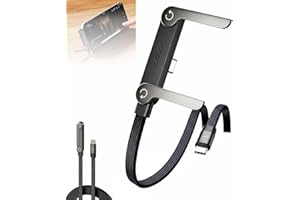 2-in-1 Invisible Holder Charger Cable – 240w Fast Charging Cord with Built-in Phone Stand, Super Fast Charging Cable for iPho