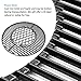 Hongso 8835 21.5 Inch Non-Stick Polished Porcelain Coated Grill Grates for Weber Original Kettle Premium 22 Inch Charcoal Grill, 22