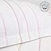 Hotel Collection Duvet Comforter Cover Set, Caspian, 100% Egyptian Cotton - Hypoallergenic, Ultra Soft Percale Lace Premium Quality Set - Includes Duvet Cover and 2 Pillow Shams, Off-White, Queen