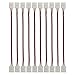 elcPark 10PCS Free Solder 2 Pin Wire Connector Cable Adapter for Single Color SMD 3528 LED Strip Light Strip to Strip