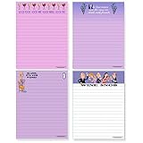Funny Wine Theme Notepads - 4 Assorted Note Pads - Wine Humor
