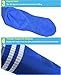 Kids Soccer Socks 4 Pack Boys Girls Cotton Team Socks Teens Children Soccer Socks (Shoe size 1-5 and Ages 8-11, Rainbow1)