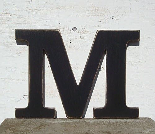 painted wood letter pick your color