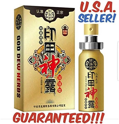 India GOD Oil GOD Dew Herbs Delay Spray Men Premature Hard Stamina