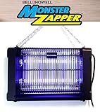 Bell + Howell MONSTER ZAPPER 2,800-Volt, 20-watts - Attracts and Kills Houseflies, Mosquitoes, Gnats - Electric Indoor Pest Control As Seen On TV (Original)