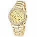 GreenDimension Women's Geneva Luxury Alloy Analog Quartz Golden Watch