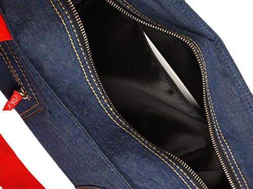 NEW! - Empty Mahjong Bag - Denim Soft Bag by Linda Li - Empty Bag Only