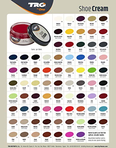 TRG Leather Cream Shoes for Bags, Nourishment and Care, Many Colors, 1.7 fl.Oz (154 - Aubergine) - Thumbnail 2