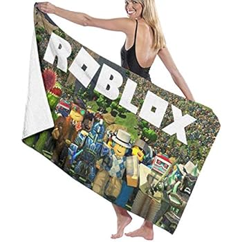 Amazoncom Vimmucir Roblox Cotton Beach Towel Luxury - 