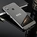 HTC Desire 10 Pro Case, Ranyi [Brushed Metal Series] Luxury Aluminum Metal Bumper Frame Detachable + Smooth Brushed Hard Back Cover [Slim Fit & Thin] Case for HTC Desire 10 Pro (black)