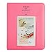CAIUL 64 Pockets Film Photo Album Compatible with Fujiflm Instax Mini Film 12 11 7s 8 8+ 9 25 26 50s 70 90, Flamingo Pink