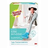 Scotch-Brite Disposable Toilet Cleaner Starter Kit, 1 Handle, 7 Refills