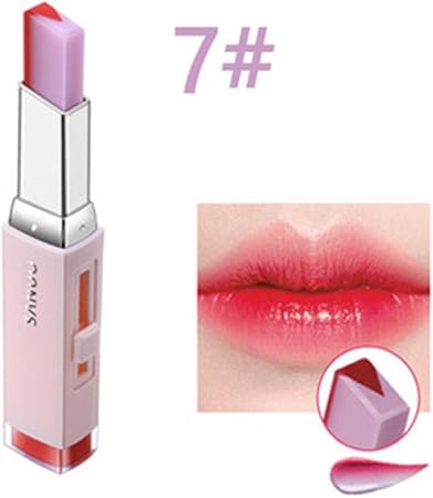 Amazon Co Jp V型 立体 人気 口紅 リップスティック リップバーム 色変化 リップ 落ちにくい 3 8g 全8色 7 おもちゃ