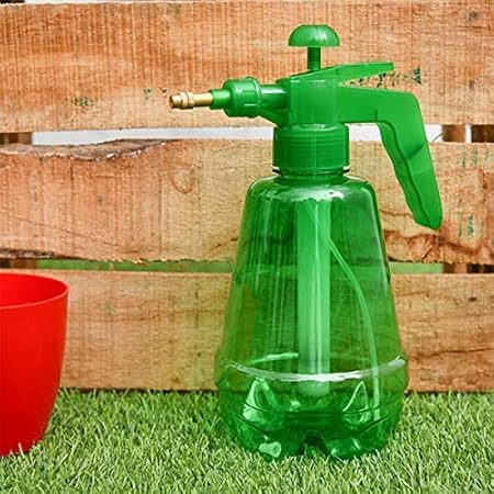 LAMBER 1.5 Litre Handheld Garden Spray Bottle Chemicals, Pesticides, Neem Oil and Weeds Lightweight Pump Pressure Water Sprayer (Multicolour)