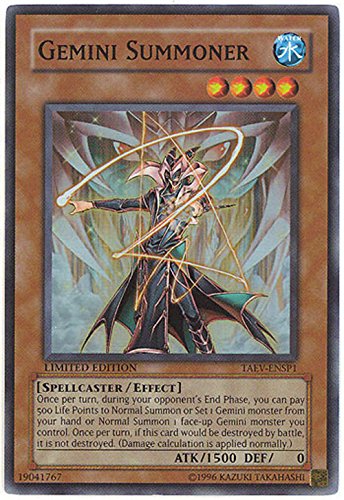 Yu-Gi-Oh! - Gemini Summoner (TAEV-ENSP1) - Sneak Preview Series 3 - Limited Edition - Super Rare