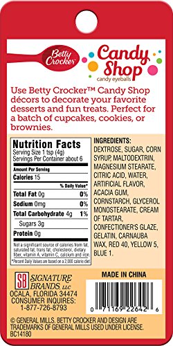 Betty Crocker 22642 Betty Crocker Candy Shop Decor .8oz Candy Cake Decor