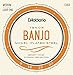 D'Addario Tenor Banjo Strings, Nickel-Plated Steel, EJ63, Medium Gauge 9-30, 5-String Set, Pack of 1