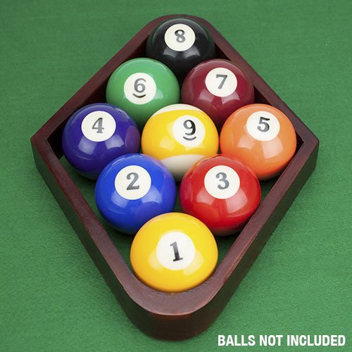 Felson Billiard Supplies Mahogany Stain Triangle and Diamond Billiard Ball Racks (Тwo Рack)