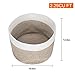 COSYLAND XXLarge 19.7“X 19.7“X 13“ Storage Basket Woven Cotton Rope Organizer Baby Laundry Baskets for Blanket Toys Towels Nursery Hamper Bin with Handle
