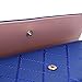Deanna Rich Womens Card holder Clutch Wallet Leather Long Purse(Blue)