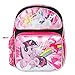 13' My Little Pony Black Backpack with 5 Ponies on the Front