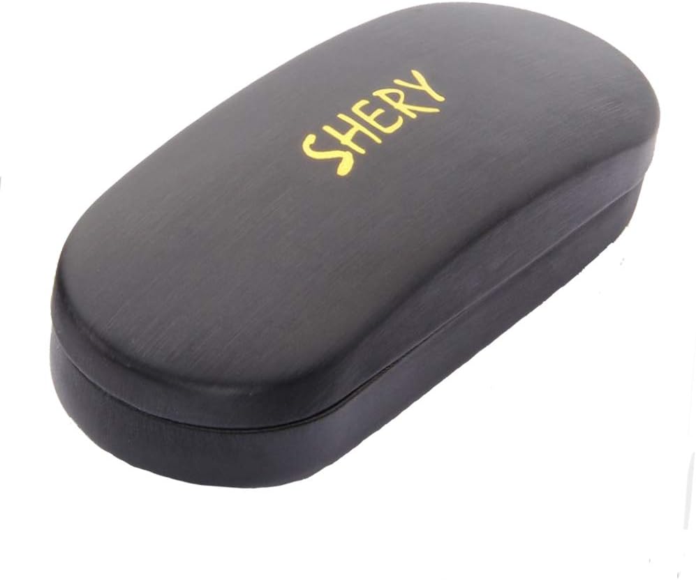Eyeglasses Case Sunglasses bag Vogue Twinkle spectacle pouch with Cleaning Cloth (Black1)