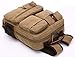 Aidonger Men's Canvas Backpack Large School Bag Hiking Travel Rucksack Fits 14'' Laptop (Khaki)
