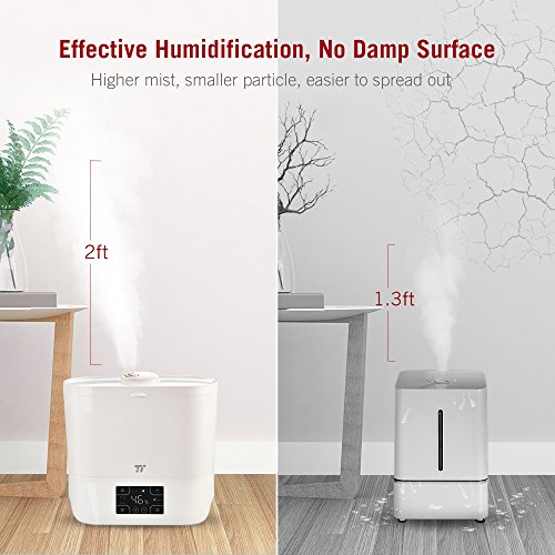 image for TaoTronics Top Fill Humidifiers with Ceramic Filter, 4LUltrasonic Cool