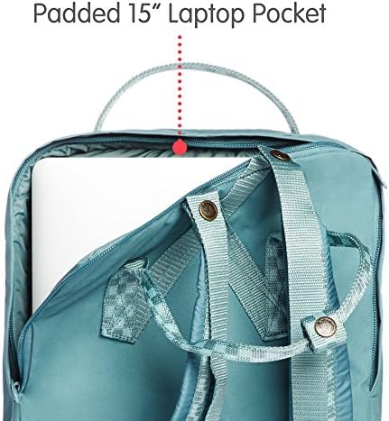 kanken 15 frost green