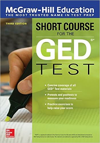 Mcgraw Hill Education Short Course For The Ged Test Third Edition Mcgraw Hill 9781260122022 Amazon Com Books