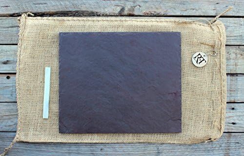 10" x 12" - Plum Slate Cheese Board Appetizer Serving Plate - Cheese Plate