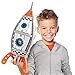 Bloco Toys 3 In 1 Galactic Mission | STEM Toy | Astronaut Spacecraft, Shuttle Rocket | DIY Building Construction Set (210 Pieces)