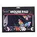 iColor Office Mouse Pad 9.3 × 7.9 inch Anti-Slip Neoprene Rubber Bottom Surface Gaming Mouse Pad Mat w/Exquisite Packaging -Butterfly