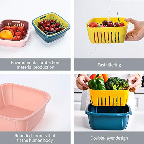 ANTOOH Berry Basket and Colander,Berry box containers,Fresh Produce