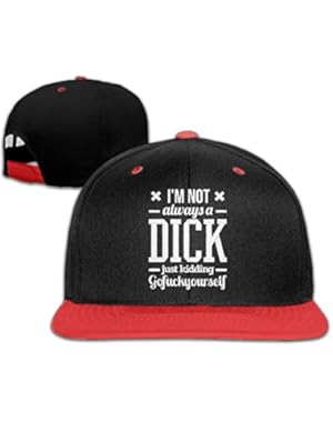 Always A Dick Just Kidding Women/Men Snapback Hiphop Baseball Cap