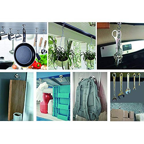 H Yanka 75LB Super Strong Neodymium Magnetic Hooks, MYP-E32 Indoor/Outdoor Magnet Hooks（Pack of 2）Purpose Indoor Outdoor Kitchen Bathroom Bedroom Garage Lockers Office - Thumbnail 5