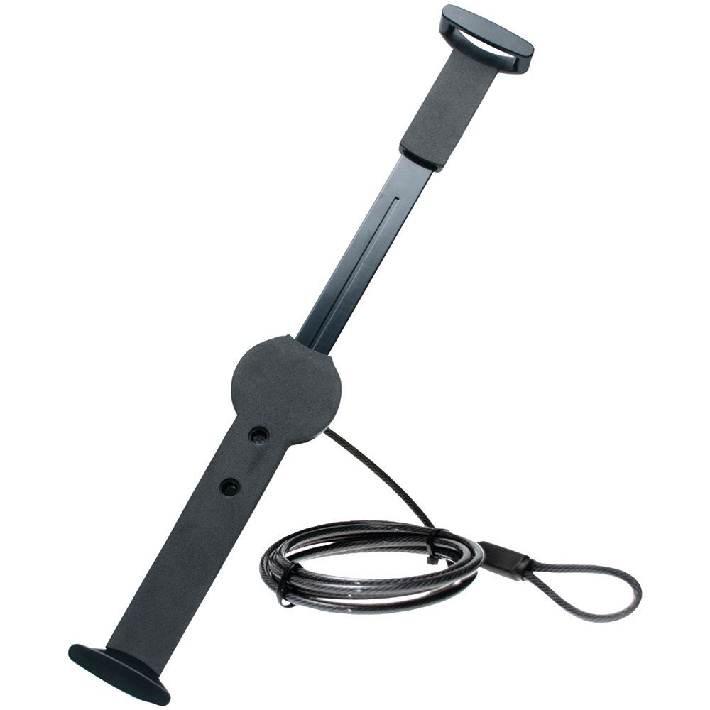 CTA Digital Anti-Theft Grip for iPad and Tablets, Adjustable, Rotates 360 Degrees, Secure Holder