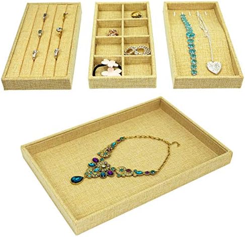 ORIGIA Drawer Organizer 4 in One Stackable Jewelry Tray Accessary Showcase Display Storage Holder