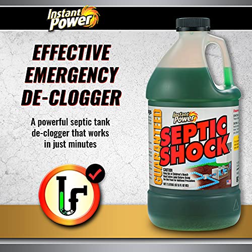 Instant Power Septic Shock Septic Tank Treatment, Drain Cleaner Liquid
