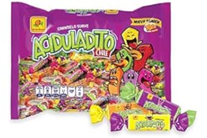 De La Rosa - Caramelos Suaves Acidulados Con Chile Mexican Candy 100 Pcs 500g