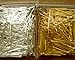 400pcs Mix Silver/Gold Plated Head Pins 3/4